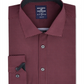 Society Of Threads Men's Slim Fit Performance Stretch Diamond Dress Shirt Red Size Medium