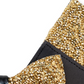 Tallia Men's Bling Bow Tie & Pocket Square Yellow Size Regular
