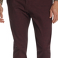 Tallia Men's Straight Fit Stretch Geo Paisley Sports Pants Wine- Size 38