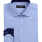 Society Of Threads Men's Slim Fit Performance Geometric Dot Dress Shirt Black Size X-Large