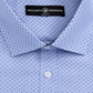 Society Of Threads Men's Slim Fit Performance Geometric Dot Dress Shirt Black Size X-Large
