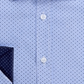 Society Of Threads Men's Slim Fit Performance Geometric Dot Dress Shirt Black Size X-Large