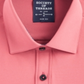 Society Of Threads Men's Slim Fit Moisture Wicking Wrinkle Free Dress Shirt Orange Size XX-Large