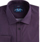 Michelsons Men's Slim Fit Performance Stretch Geo Print Dress Shirt Purple Size Small