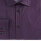 Michelsons Men's Slim Fit Performance Stretch Geo Print Dress Shirt Purple Size Small