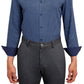 Construct Men's Cooling Comfort Slim Fit Medallion Print Dress Shirt Blue Size X-Large