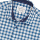 Construct Men's Slim Fit Performance Dress Shirt Blue Size Large