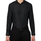 Calabrum Men's Regular Fit Performance Dress Shirt Black Size X-Large