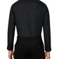 Calabrum Men's Regular Fit Performance Dress Shirt Black Size X-Large