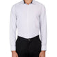 Calabrum Men's Regular Fit Performance Dress Shirt White Size Large
