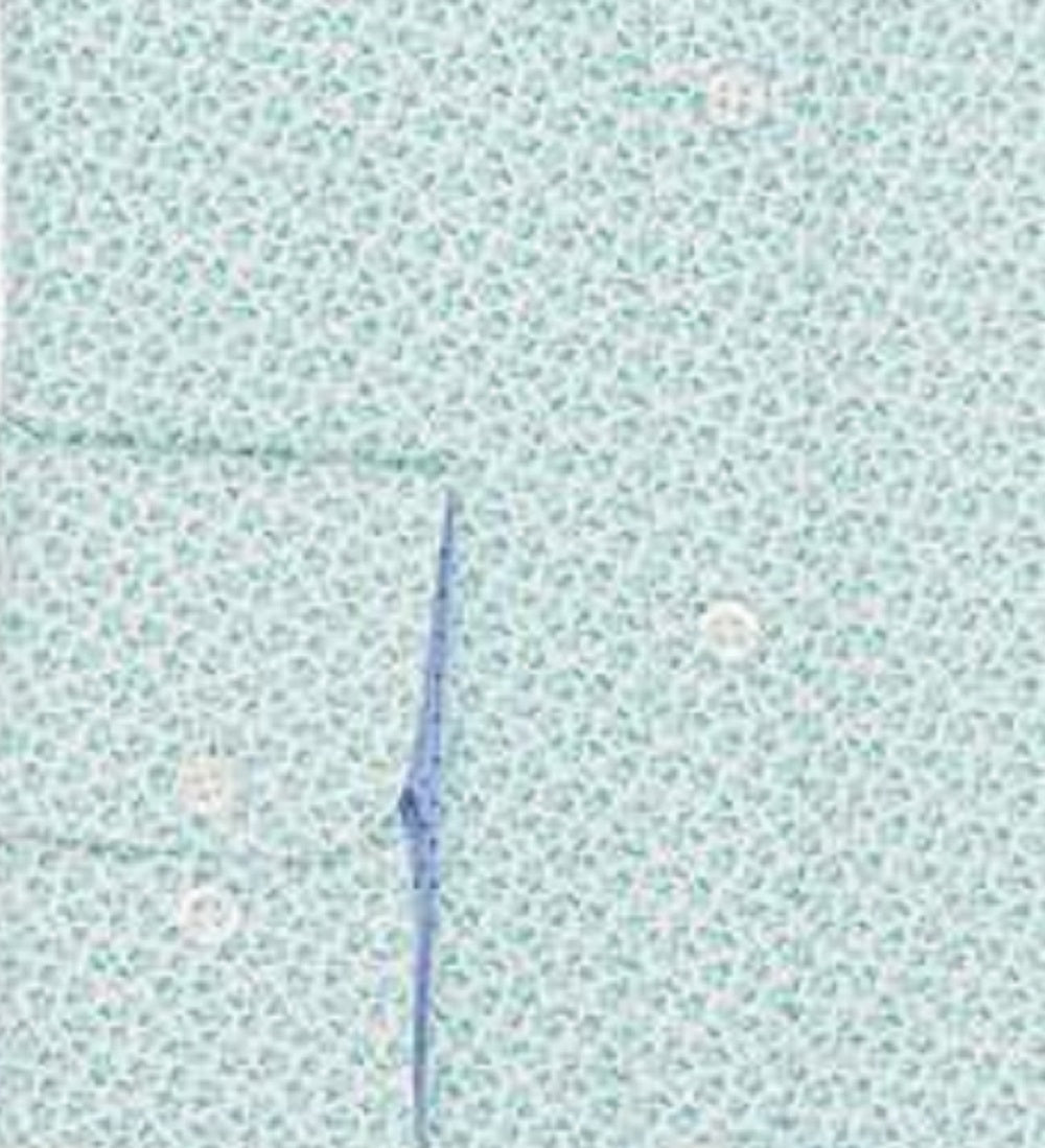 Calabrum Men's Regular Fit Performance Dress Shirt Green Size XL