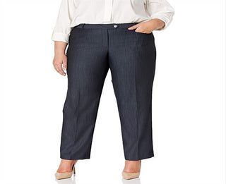 Calvin Klein Women's Plus Denim Modern Pant Blue Size 4