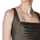 Calvin Klein Women's Pleated One Piece Swimsuit Brown Size 16