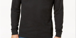 Volcom Men's Juan Largo Thermal Long Sleeve T-Shirt Black Size Medium