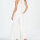 Julia Jordan Women's Halter Neck Jumpsuit White Size 4
