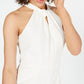 Julia Jordan Women's Halter Neck Jumpsuit White Size 4