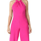 Julia Jordan Women's Halter Neck Jumpsuit Pink