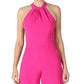 Julia Jordan Women's Halter Neck Jumpsuit Pink Size 4
