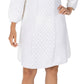 Robbie Bee Women's Textured Sweater Dress White Size X-Large