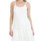 Robbie Bee Women's Lace A Line Dress White Size Small