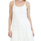 Robbie Bee Women's Lace A Line Dress White Size Medium