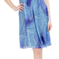 Robbie Bee Women's Chiffon Halter Dress Blue Size Small