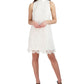 Robbie Bee Women's Sleeveless Lace A Line Dress White Size 6 Petite