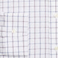 Brooks Brothers Men's Regent Slim Fit Non Iron Check Supima Cotton Dress Shirt White Size 17.5X33