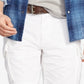 Polo Ralph Lauren Men's Twill Flap Pockets Cargo Shorts White Size 30