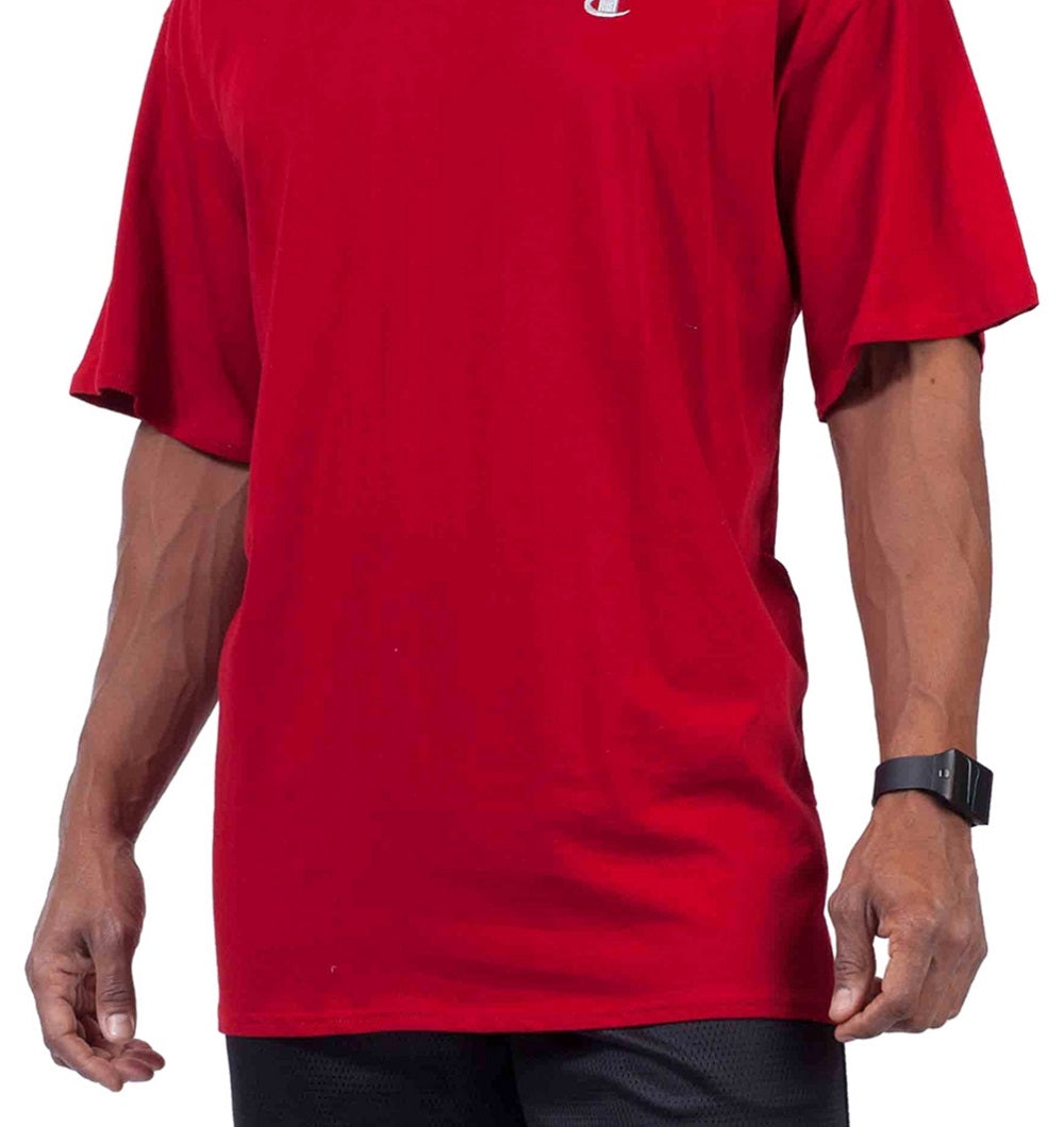 Champion Men's Big & Tall Classic Jersey Tee T-Shirts Red Size XXX-Large