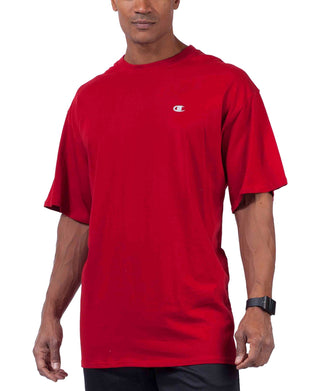 Champion Men's Big & Tall Classic Jersey Tee T-Shirts Red Size XXX-Large