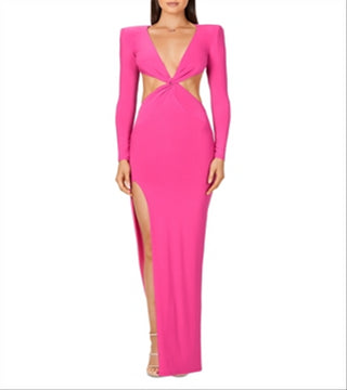 Nookie Women's Jewel Cutout Gown Pink Size XS