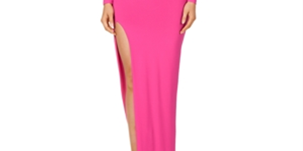 Nookie Women's Jewel Cutout Gown Pink Size XS