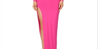 Nookie Women's Jewel Cutout Gown Pink Size XS