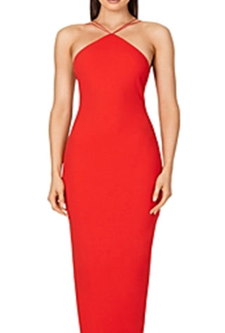 Nookie Women's Trinity Halter Gown Red Size Large