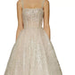 Bronx And Banco Women's Mademoiselle Bridal Midi Dress White Size Medium