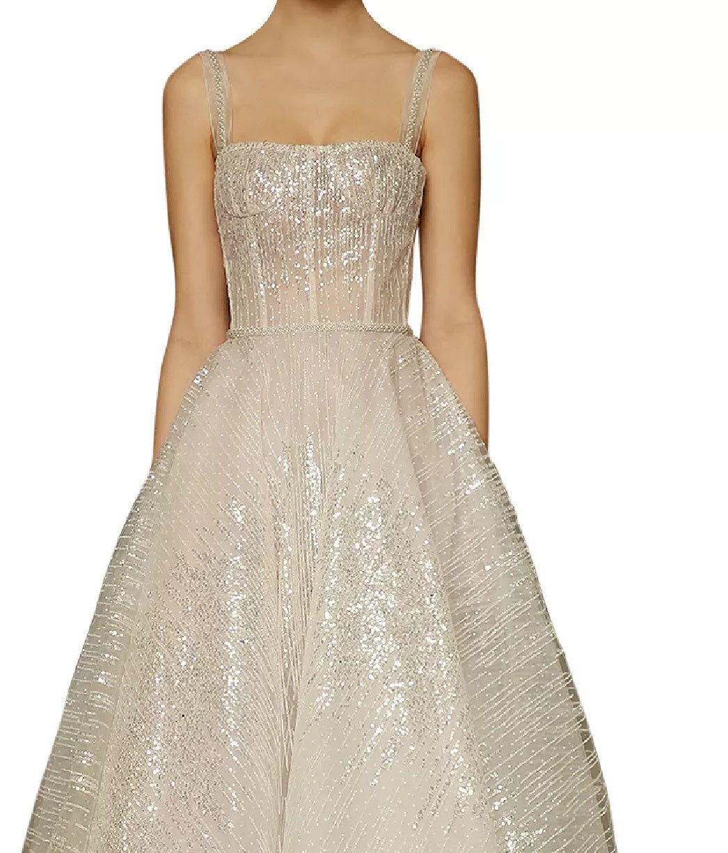 Bronx And Banco Women's Mademoiselle Bridal Midi Dress White Size Medium