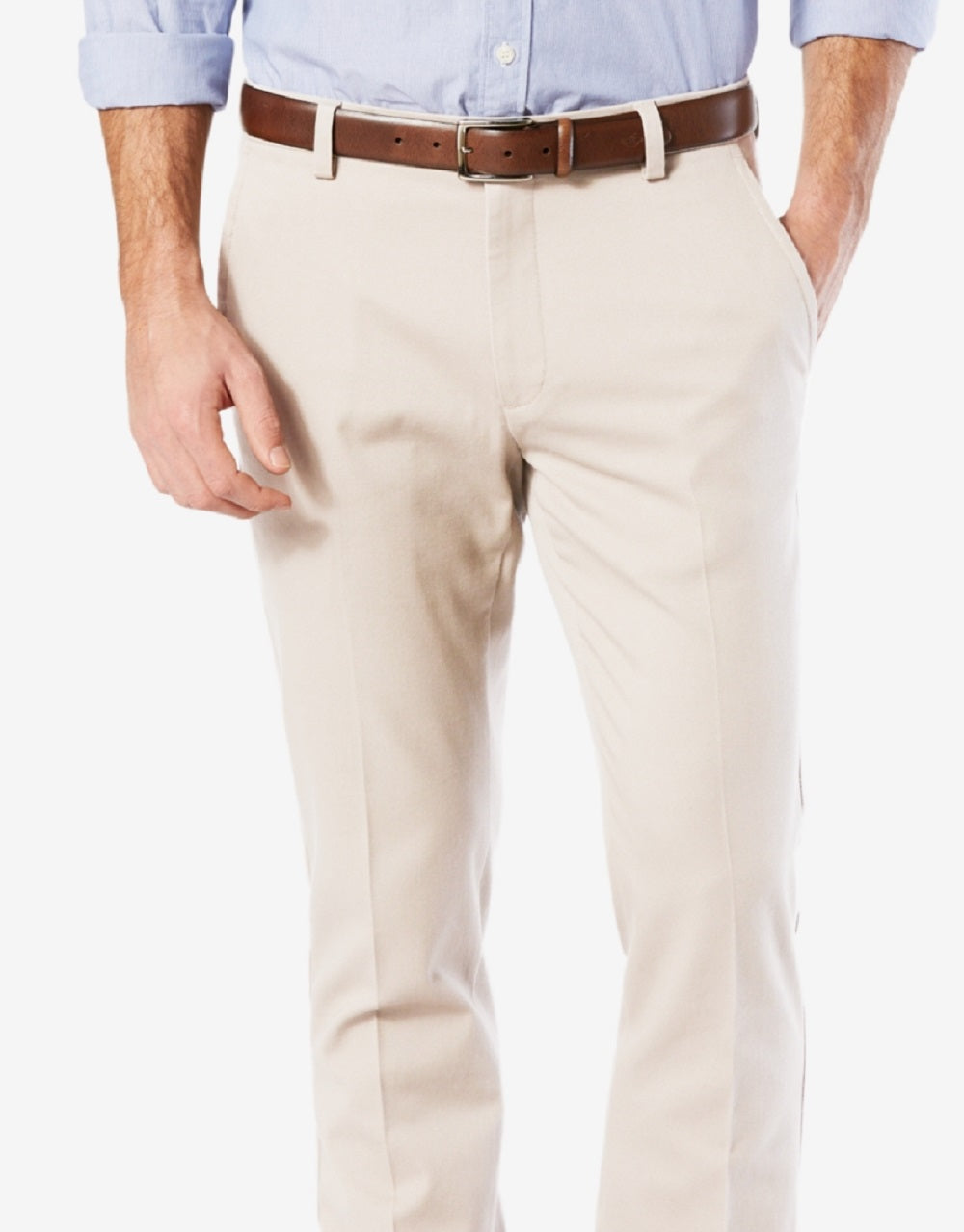 Dockers Men's Easy Slim Fit Stretch Pants Brown Size 34X30