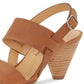 Lucky Brand Women's Vanessa Sandals Brown Size 9.5M