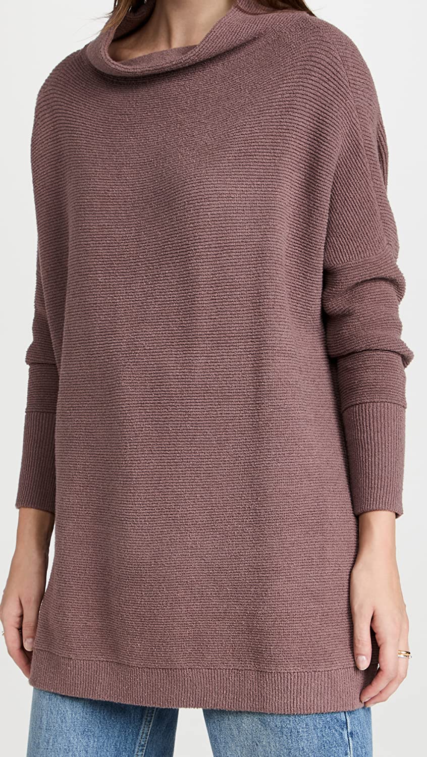 Free People Women's Ottoman Slouchy Tunic Brown Size X-Small