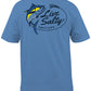 Salt Life Men's Salty Tuna Short Sleeve T-Shirt Blue Size Small