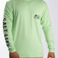 Salt Life Men's Marlin Lure Performance Long Sleeve T-Shirt Green Size Large