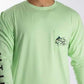 Salt Life Men's Marlin Lure Performance Long Sleeve T-Shirt Green Size Large