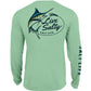 Salt Life Men's Marlin Lure Performance Long Sleeve T-Shirt Green Size XL