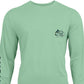 Salt Life Men's Marlin Lure Performance Long Sleeve T-shirt - Sage Heather Green Size 2XL