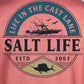 Salt Life Men's Performance Long Sleeve T-Shirt Orange Size Large