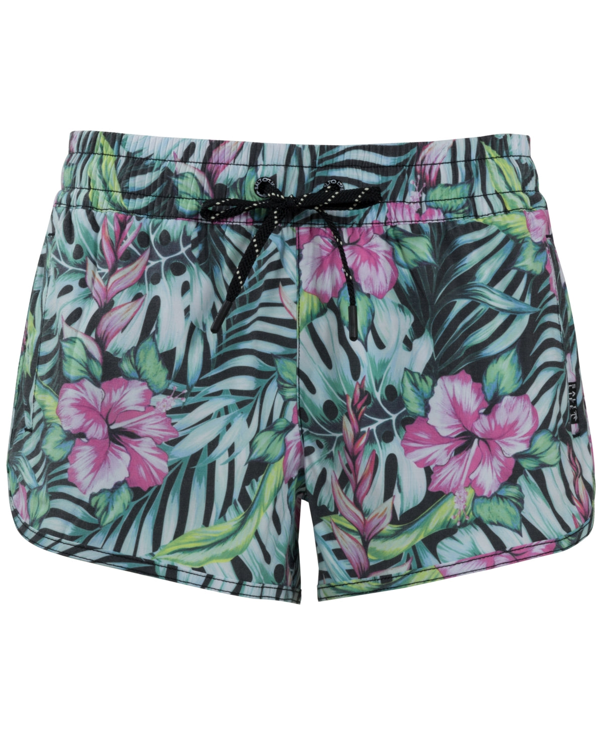 Salt Life Women's Hawaiian Volley Shorts Black Size X-Large