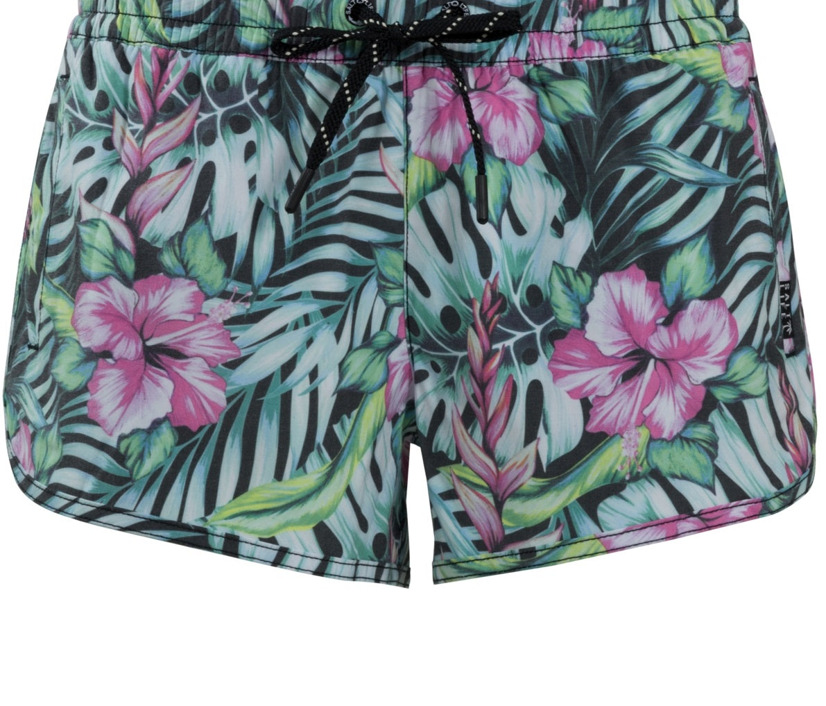 Salt Life Women's Hawaiian Volley Shorts Black Size X-Large