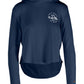 Salt Life Women's Seaglass Bay High Low Hoodie Blue Size Large