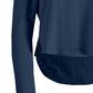 Salt Life Women's Seaglass Bay High Low Hoodie Blue Size Large